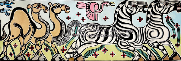 Animals Two by Two #1 - Camels and Zebras – Realizations: The