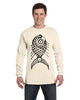 T-Shirt - Long Sleeve - Vertical Fish Unisex Adult