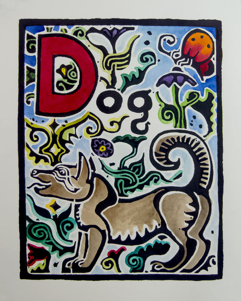 An Alphabet - D is for Dog – Realizations: The Walter Anderson Shop