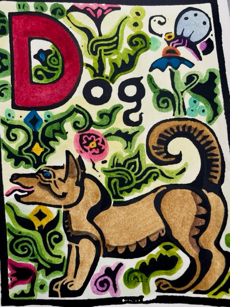An Alphabet - D is for Dog – Realizations: The Walter Anderson Shop