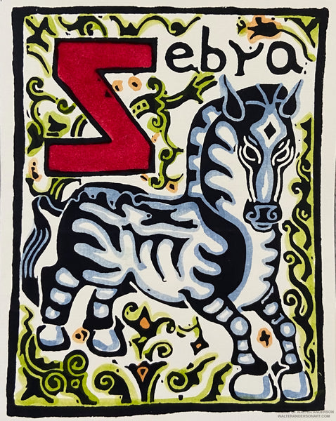 An Alphabet - Z is for Zebra – Realizations: The Walter
