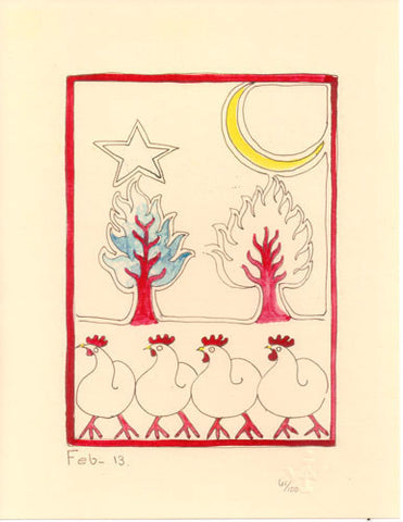 Calendar Print - 02/13 - February 13th