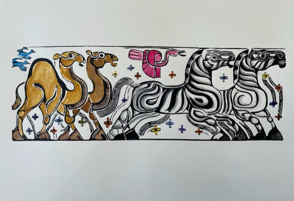 Animals Two by Two #1 - Camels and Zebras – Realizations: The
