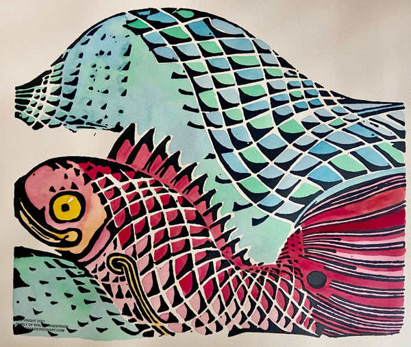 Redfish & Water - from Wind, Wave, Bird – Realizations: The Walter
