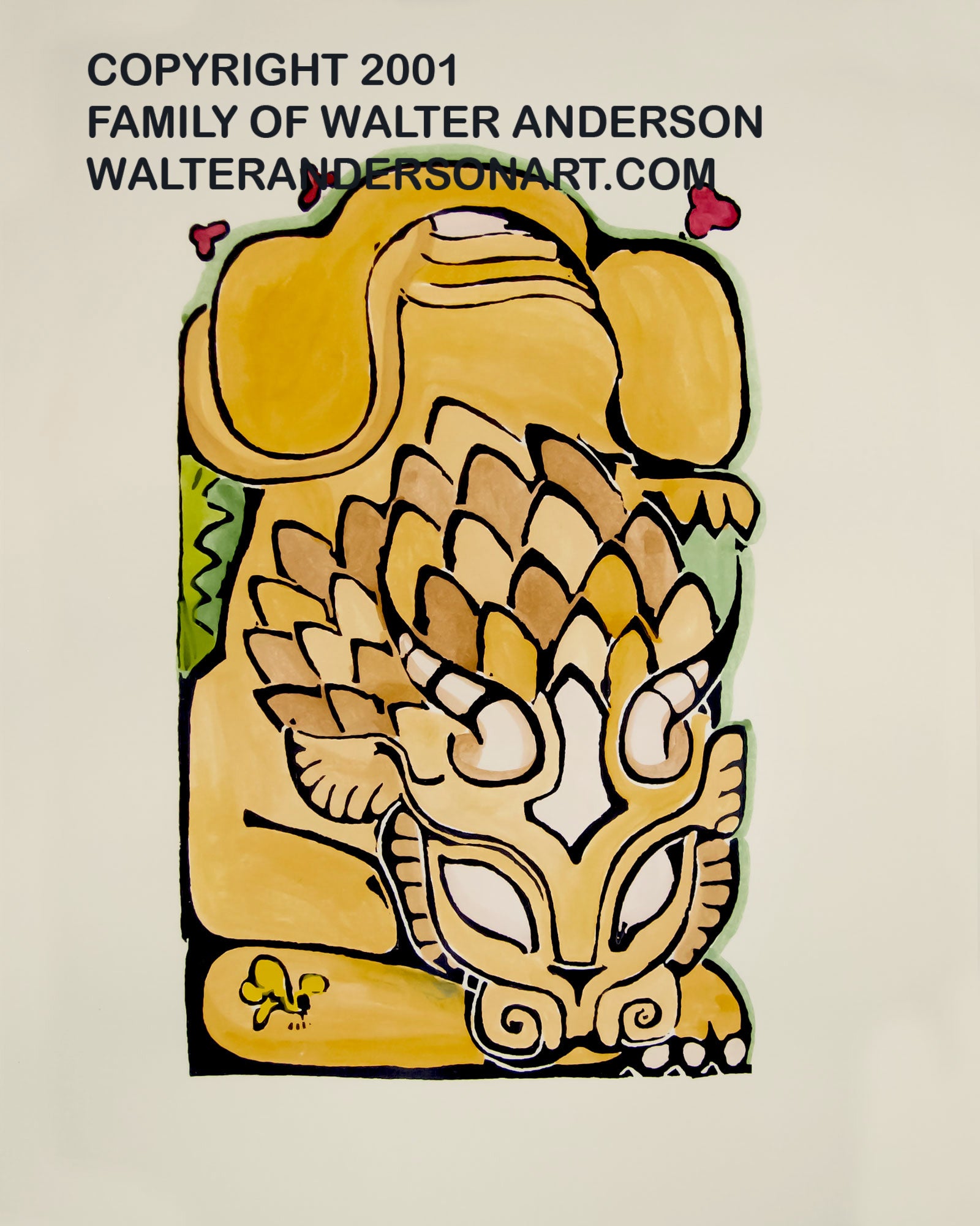 絵画。原画【Bear bought bread】 HAPPY (BEAR) - Limited Edition Print – Shop Britto
