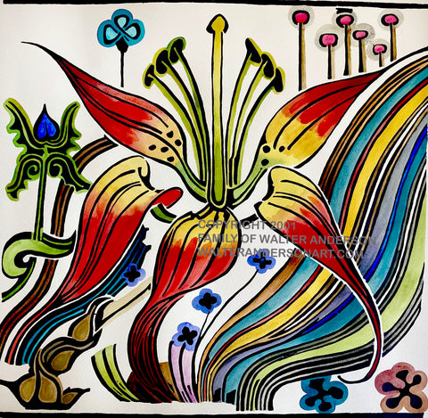 Life in a Ditch I - Wood Lily