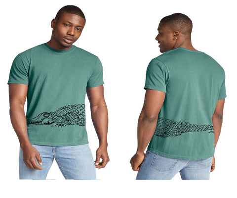 Unisex Adult T-Shirt - Short Sleeve- Alligator Wrap