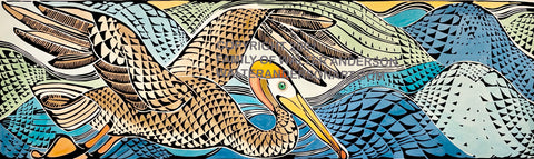 Pelican- Horizontal w/ Salt Water Reduced