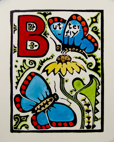 An Alphabet - B is for Butterfly