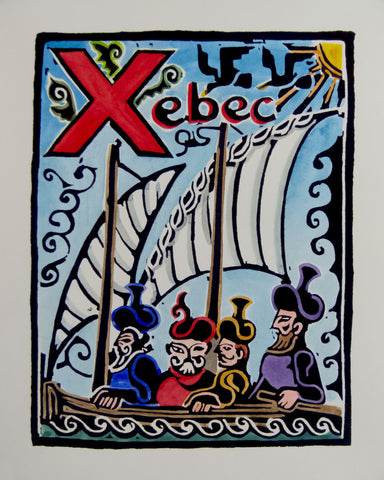An Alphabet - X is for Xebec