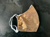 limited edition embossed gold satin Mask